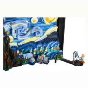 LEGO 乐高 21333梵高星空油画挂墙IDEAS系列拼装积木玩具