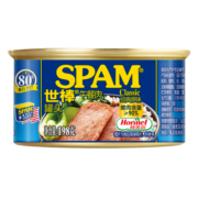 世棒（SPAM）午餐肉 火腿罐头 烧烤火锅食材方便菜早餐方便食材手抓饼搭档 清淡口味198g