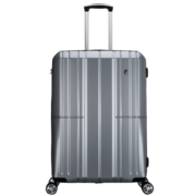 爱华仕大容量行李箱28英寸女拉杆箱男万向轮密码学生PC旅行箱皮箱子银色