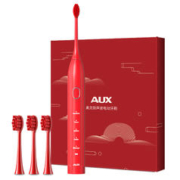 AUX 奥克斯 电动牙刷小红到手四刷头