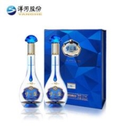 YANGHE 洋河 官方正品 洋河梦之蓝M3水晶版礼盒光瓶小酒52度白酒小酒版65ML