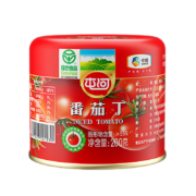20点开始、限量1000件、PLUS会员：屯河 中粮 番茄丁罐头 200g*1罐