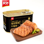 plus会员、概率券:美好黝猪 午餐肉罐头 198g