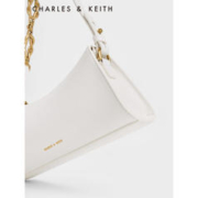 CHARLES & KEITH CHARLES&KEITH 拼接链条手提单肩包腋下包法棍包包