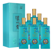 泸州老窖【美酒狂欢购】泸州贡 翡绿 52度浓香型白酒 纯粮宴请 熊猫礼品酒 52度 500mL 6瓶