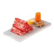游牧御品内蒙古草原羔羊肉卷200g 戈壁滩羊肉片羊肉火锅食材新鲜正宗香醇 羔羊肉片200g