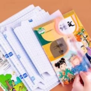 得力自粘透明磨砂书皮10张中号