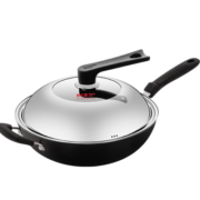 炊大皇（COOKER KING） 铁质炒锅三代不易锈铁锅电磁炉煤气燃气灶明火通用32cmB49391