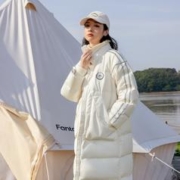 PUMA 彪马 男女同款长款连帽羽绒外套 BUTTON 539572