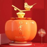 京东自营，金六福 喜事如意 50.8度兼香型纯粮白酒1.5L 礼坛