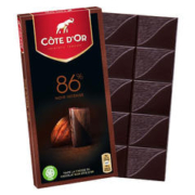 克特多金象 Coted'Or+EXPERIENCES）86%可可黑巧克力排块装100g 年货休闲零食