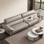 芝華仕(CHEERS)芝华仕意式轻奢科技布沙发简约极简客厅羽绒直排三人位布艺2071