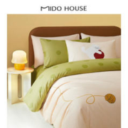京东PLUS：MIDO HOUSE 铭都家居 60S纯棉贡缎三件套 1.2/1.35m床单款