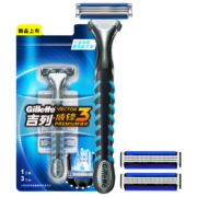Gillette 吉列 剃须刀 威锋强化2层刀片 (1刀架+1刀头+2刀头)