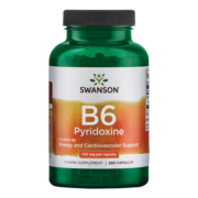 Swanson斯旺森 维生素B6营养胶囊 维生素b 改善睡眠 指甲健康  250粒