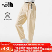 北面 23春夏新款北面休闲裤女裤户外UPF40+休闲运动防晒透气长裤81NZ 4D5/卡其色 XL