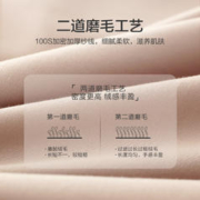 southbedding 南方寝饰 100支磨毛纯棉床上四件套全棉保暖秋冬被套床单床笠套件4
