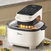 京东PLUS：Midea 美的 MF-KZC551J5 空气炸锅 5.5L