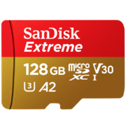 学生会员：SanDisk 闪迪 Extreme 至尊极速 MicroSD存储卡 128GB（U3、V30、A2）