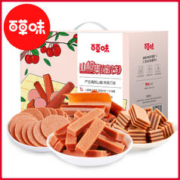 Be&Cheery 百草味 礼盒山楂集1008g山楂片果丹皮卷山楂条果干蜜饯休闲零食