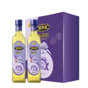 营养家 食用油 亚麻籽油（礼盒装）750ml*2 十二星座瓶 中粮福临门出品