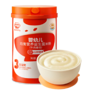 秋田满满 婴幼儿牛肉番茄味益生菌高铁米粉 268g*2罐