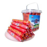 京东百亿补贴:大紅門 桶装王中王火腿肠65g*20支/桶*1
