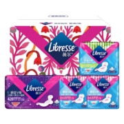 PLUS会员：薇尔 Libresse 舒适V感卫生巾套装 (24cm*10片*2+28.5cm*8片+42cm*6片+2件赠 得宝抽纸4包2提）*2件