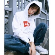 Levi's 李维斯 男女同款纯棉连帽卫衣 19622