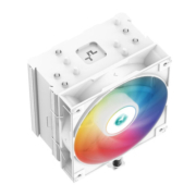 九州风神（DEEPCOOL）玄冰500白CPU电脑散热器（热管偏置不挡内存/加宽塔体/高性能ARGB风扇/多平台易安装）