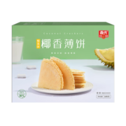 春光 食品 海南特产 休闲零食 椰香薄饼（榴莲味）105g 盒装