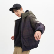 BOSIDENG 波司登 工装风连帽短款羽绒服 B20143781