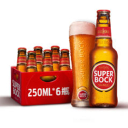 SUPER BOCK 超级波克 经典黄啤250ml*24瓶