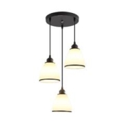 FSL 佛山照明 led吊灯餐厅灯具三头玻璃餐吊灯饰现代简约创意个性吧台