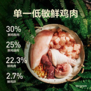 88VIP会员：YANXUAN 网易严选 冻干双拼鲜肉鸡肉无谷120g*1袋鲜肉肠胃狗粮成幼犬粮天成