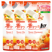 狮王洗衣液 花果香720g*3袋 柔顺衣物温和洗衣液持久留香进口洗衣液