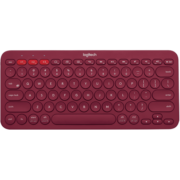 罗技（Logitech） K380无线蓝牙键盘 超薄便携办公键盘安卓电脑手机平板iPad送女生女友礼物 K380红色