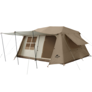 NatureHike 挪客屋脊13自动帐篷户外露营帐篷野营装备两室一厅野外小屋 深咖色