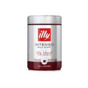 ILLY意利意大利原装进口意式黑咖啡 深烘咖啡粉250g/罐 新鲜日期