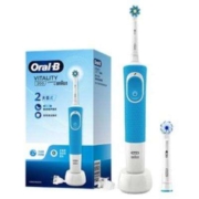 PLUS会员：Oral-B 欧乐-B 电动牙刷成人小圆头 D200清新蓝