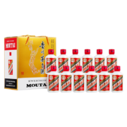京东百亿补贴：茅台（MOUTAI）飞天 酱香型白酒 53度 125ml*12瓶 礼盒装