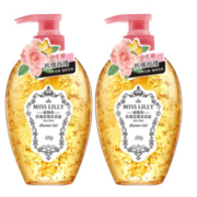 PLUS会员！MissLilly  玫瑰香氛花瓣沐浴露 520ml*2瓶