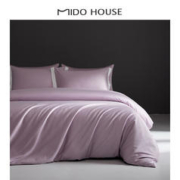 MIDO HOUSE 铭都家居 60支新疆长绒棉床上三件套-山梗紫 1.2m床单款
