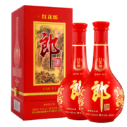 5日12点开始：LANGJIU 郎酒 红花郎10（十）第四代陈酿酱香型白酒 53度 500mL 2瓶