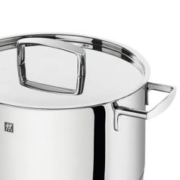 ZWILLING 双立人 Passion系列不锈钢汤锅德国原装双耳炖锅深烧锅 24CM 6L