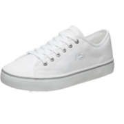 斯凯奇丨Skechers时尚绑带街拍帆布鞋男软底舒适百搭小白鞋运动鞋666067