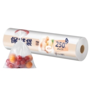 美丽雅保鲜袋 家用厨房超市厚实塑料一次性PE食品袋(新老包装随机） 【卷装】中号+小号组合450只