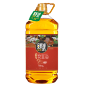 金胜鲜油坊 食用油 浓香压榨一级花生油5L