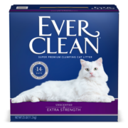 铂钻（EverClean）蓝标猫砂 进口宠物猫厕所无尘幼猫结团猫沙 活性炭低敏砂25磅 白标无香25磅