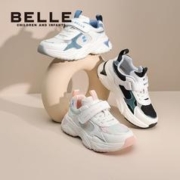 BeLLE 百丽 儿童运动鞋中大童秋冬季软底时尚休闲百搭跑步鞋